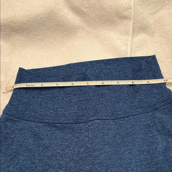 Bombshell Sportswear Medium blue Leggings with Stripes and side pockets - Picture 4 of 6